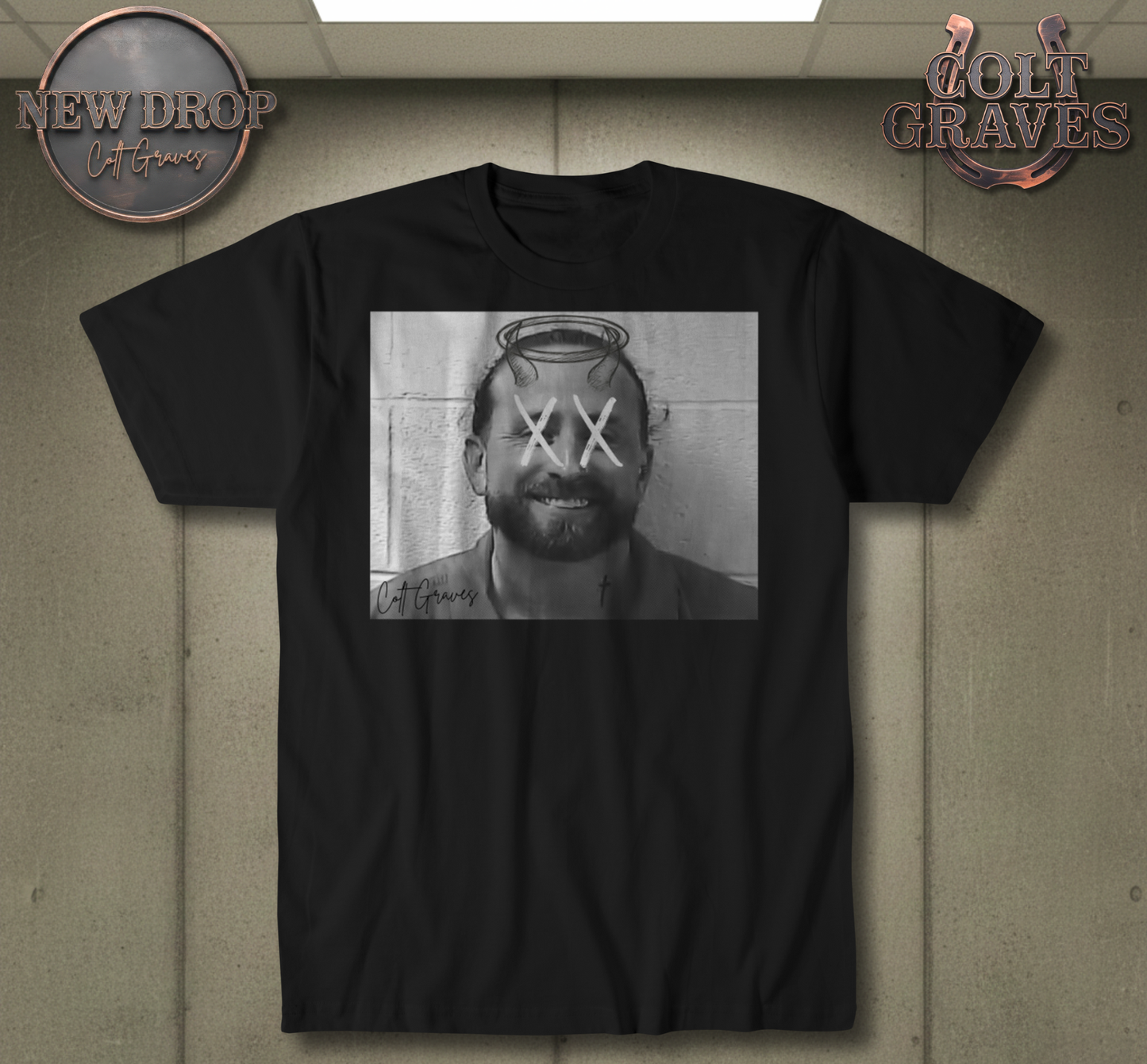 Colt Graves Mugshot Tee Shirt