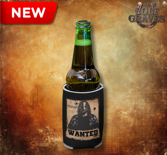 Cowboy Capone Wanted Koozie