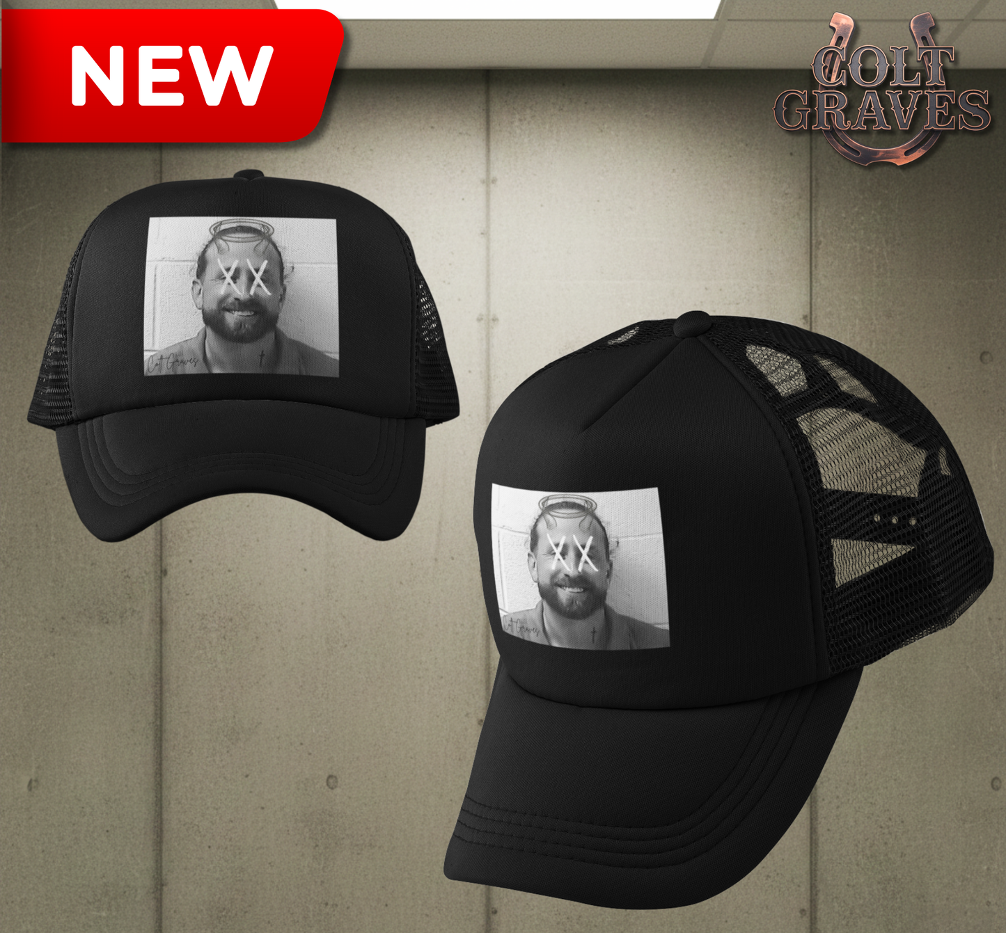 Colt Graves Mug Shot Trucker Hat
