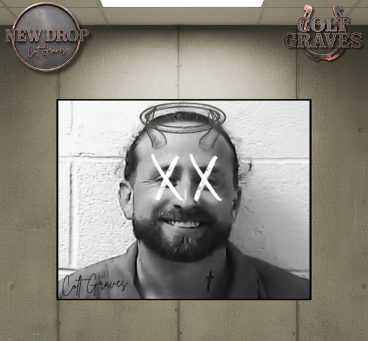 Colt Graves Mug Shot Sticker
