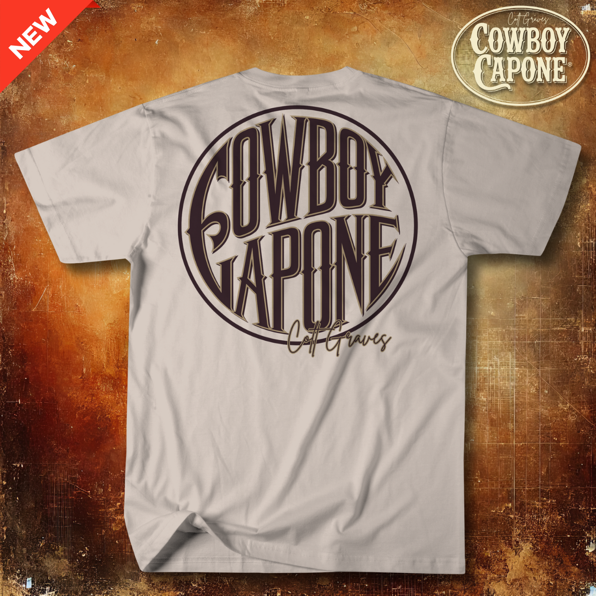 Cowboy Capone Round Logo Tee Shirt