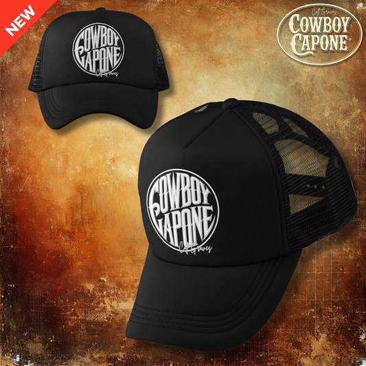 Cowboy Capone Round Logo Trucker Hat