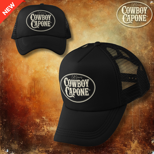 Cowboy Capone Oval Logo Trucker Hat