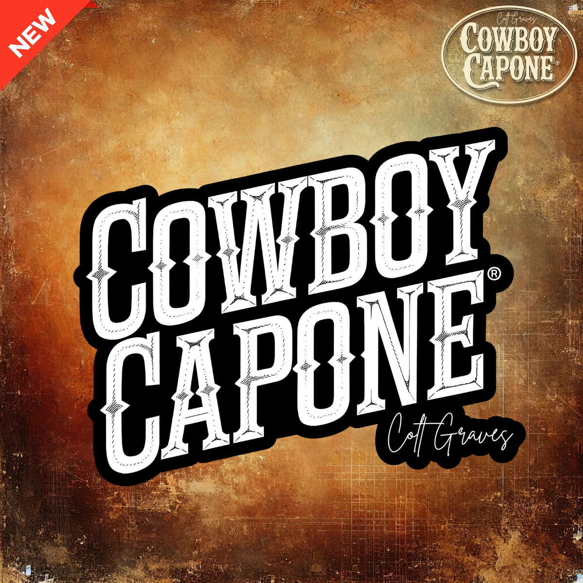 Cowboy Capone Marquee Sticker