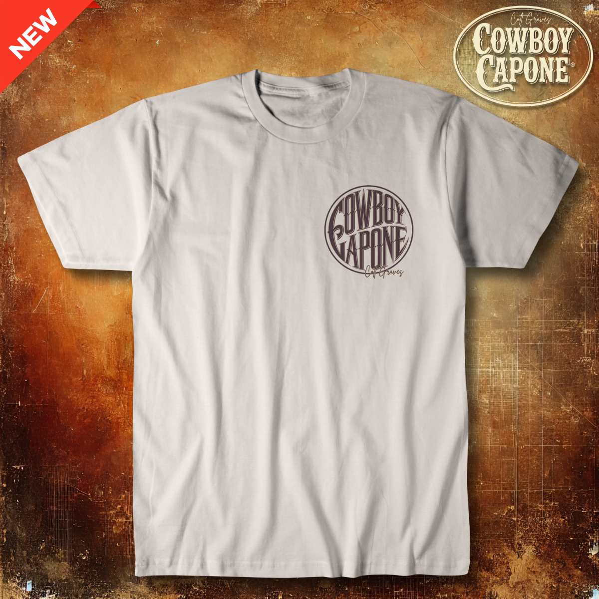 Cowboy Capone Round Logo Tee Shirt